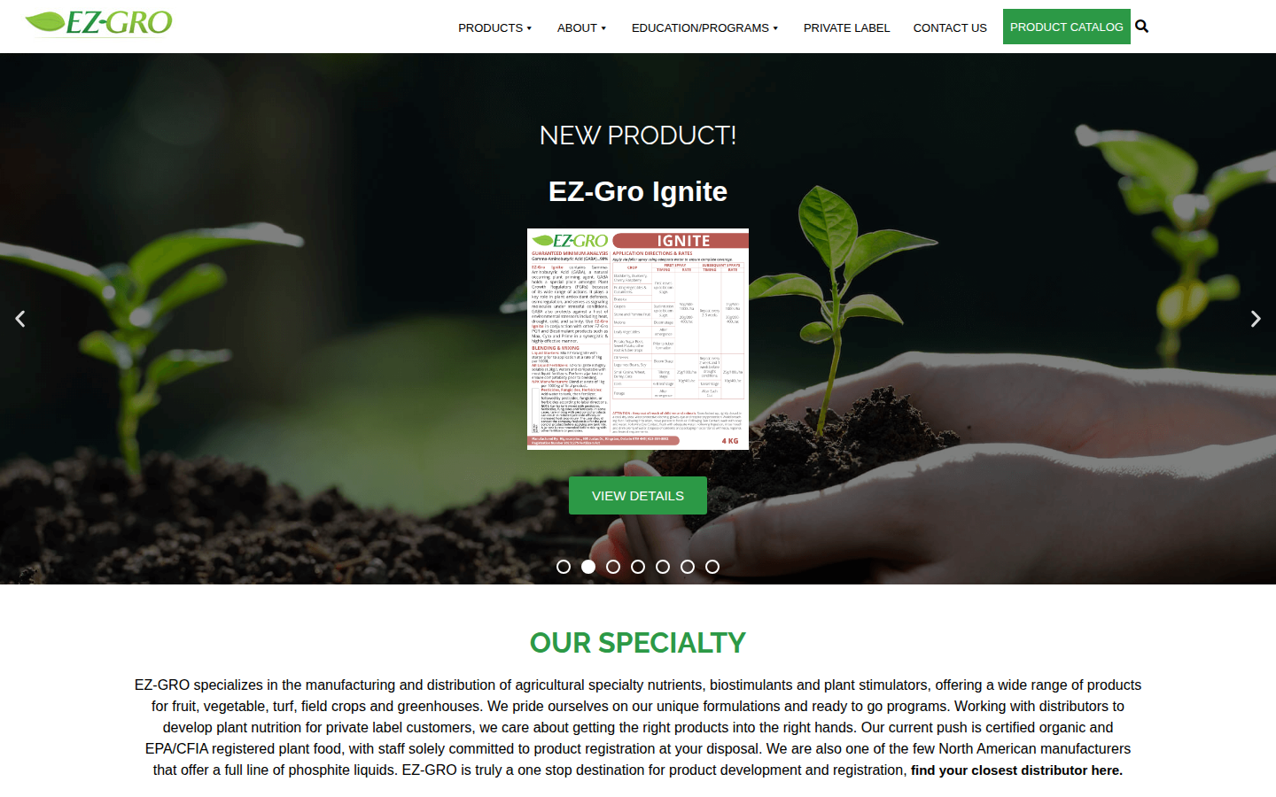 EZ-GRO case study
