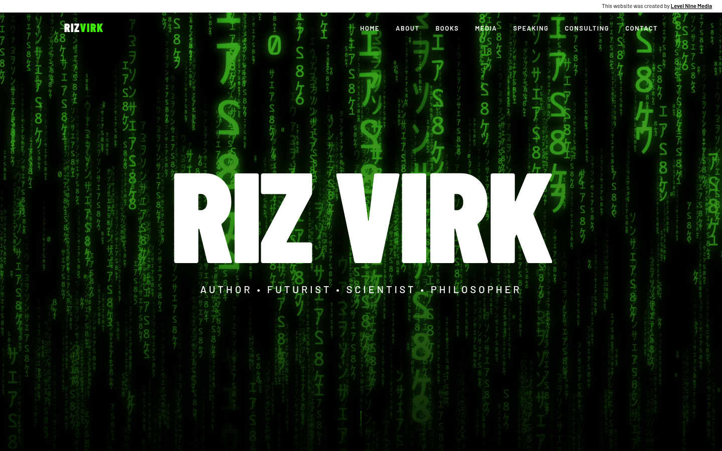 Riz Virk website screenshot