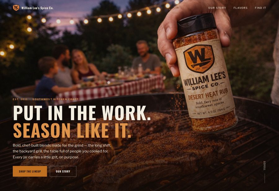 William Lees website screenshot